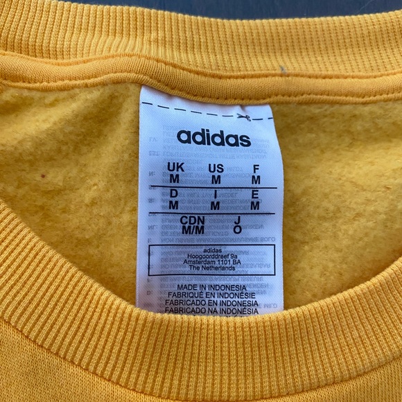 Adidas Golden Crewneck Sweatshirt NWOT - Picture 5 of 7